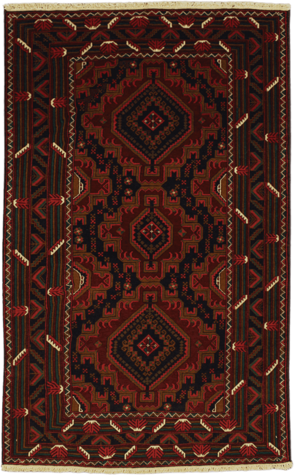 Fine Baluchi Rug - 189 cm x 117 cm
