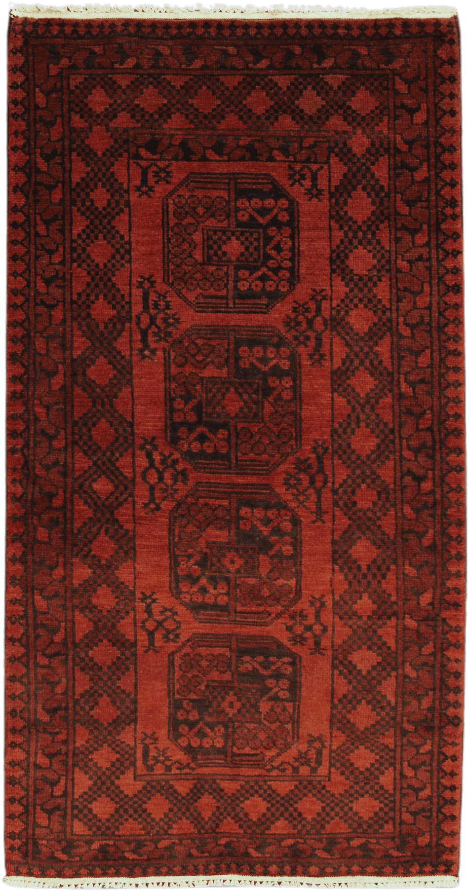 Turkaman Rug - 191 cm x 102 cm