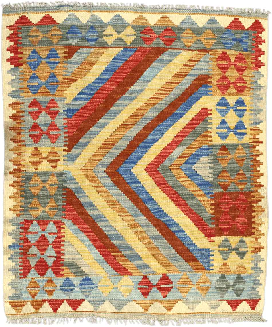 Chobi Kilim - 103 cm x 86 cm