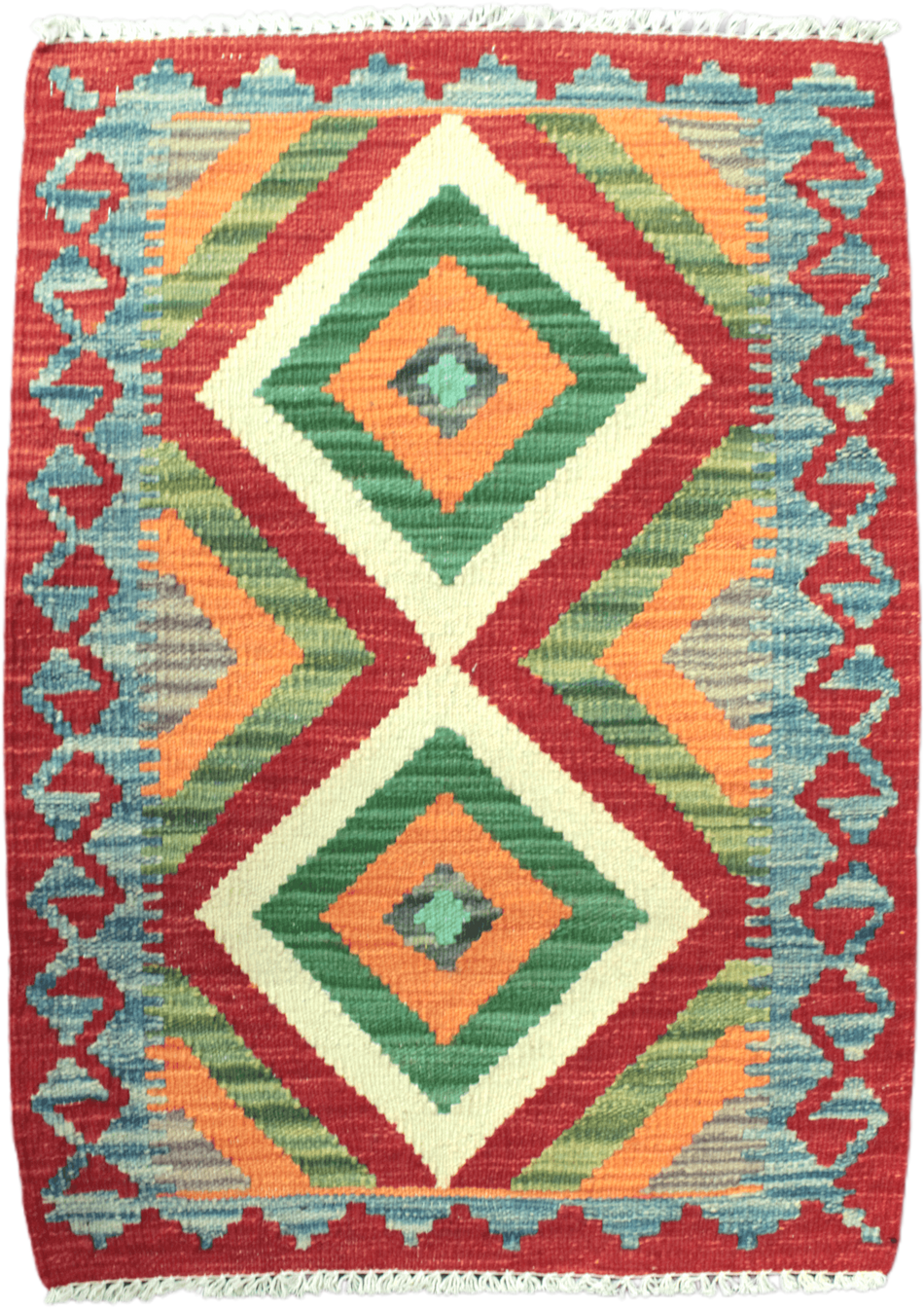 Chobi Kilim Rug  - 86 cm x 63 cm