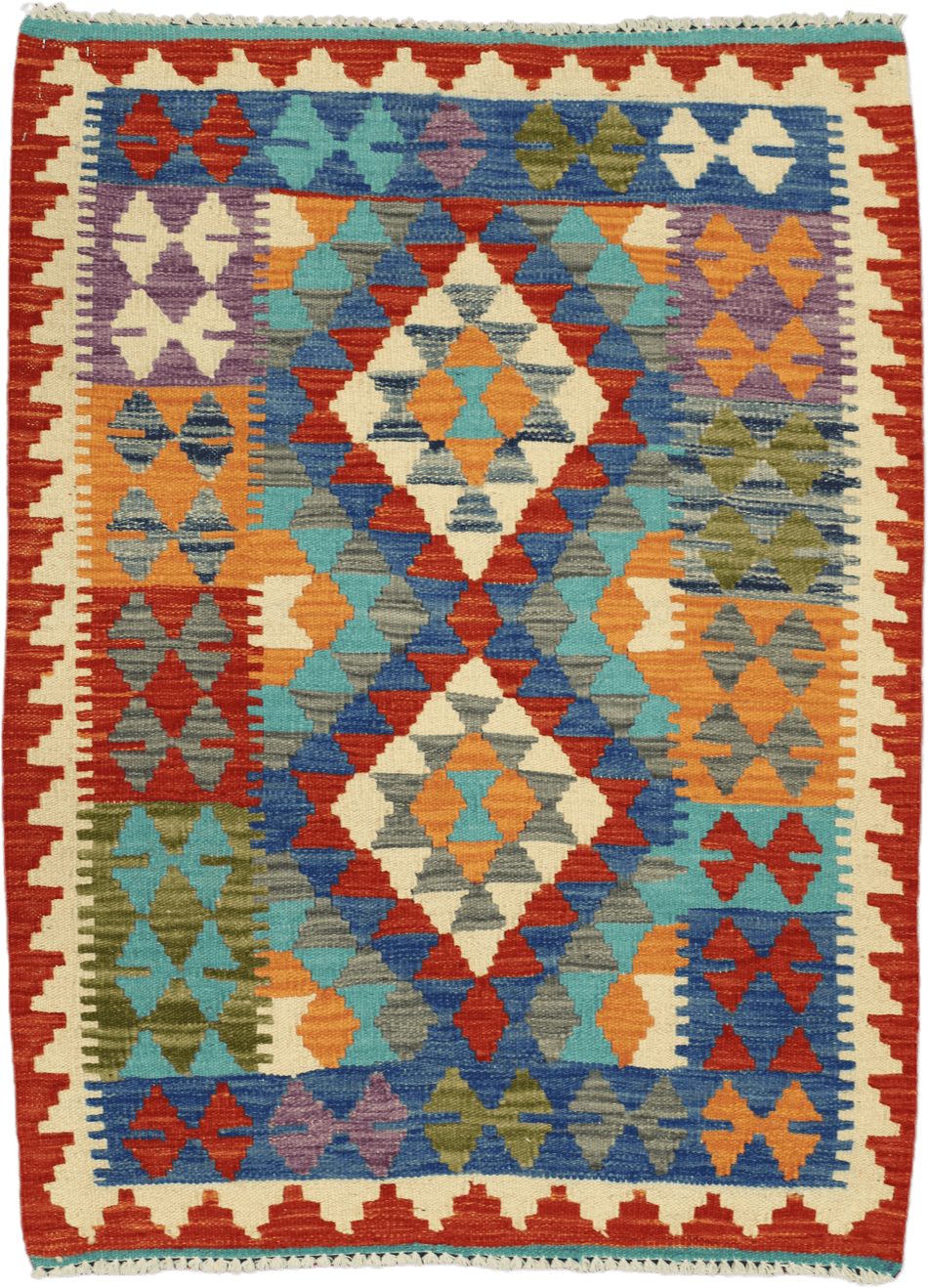 Chobi Kilim Rug  - 113 cm x 82 cm