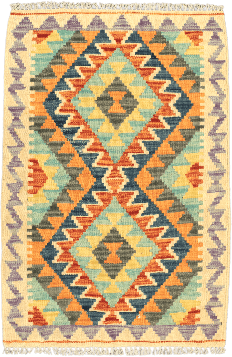 Chobi Kilim Rug  - 86 cm x 58 cm