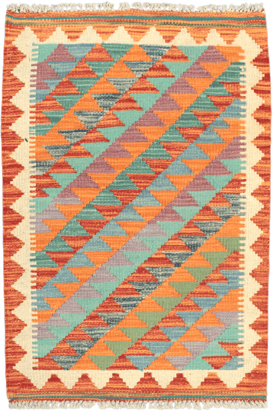 Chobi Kilim Rug  - 90 cm x 63 cm
