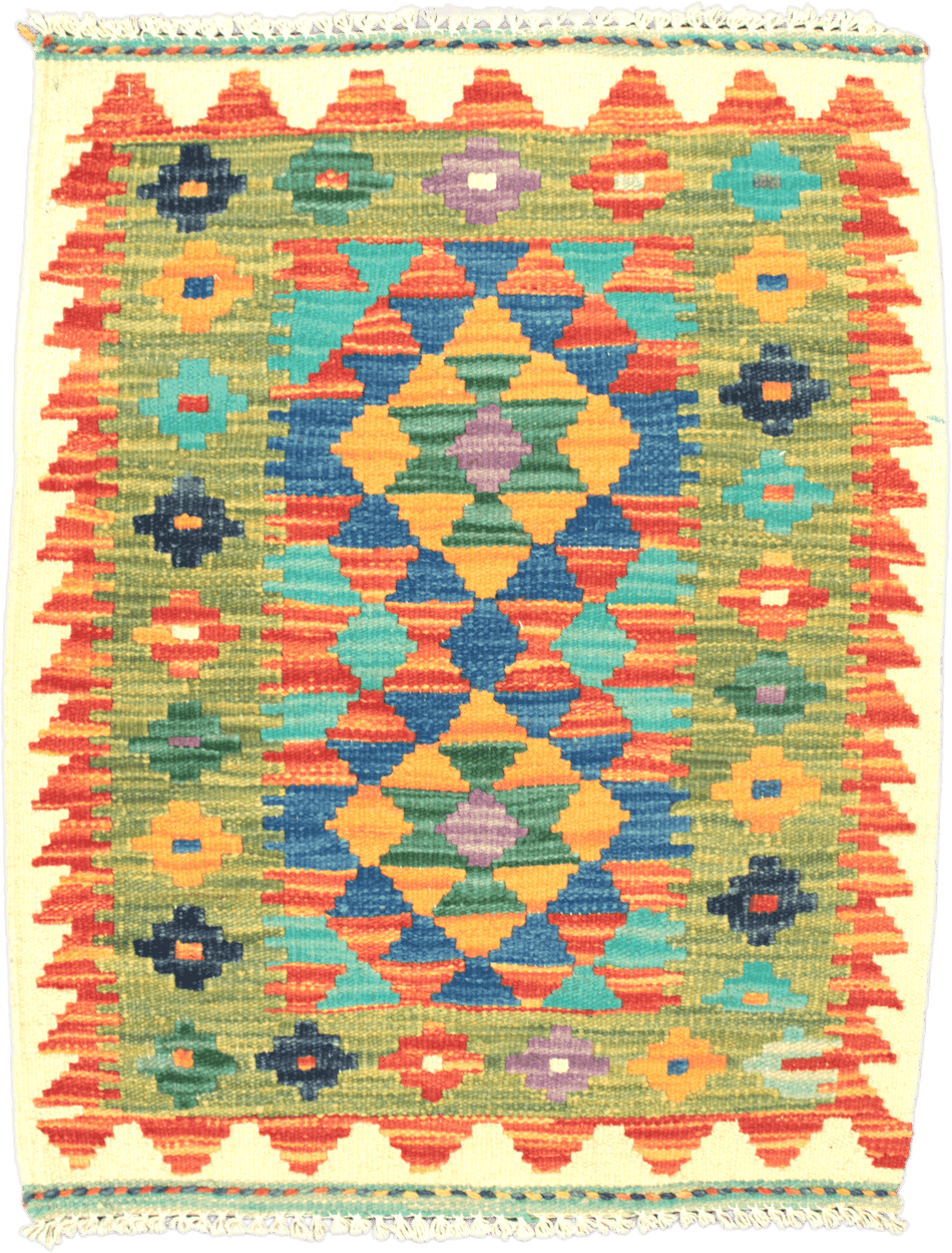 Chobi Kilim Rug  - 82 cm x 64 cm