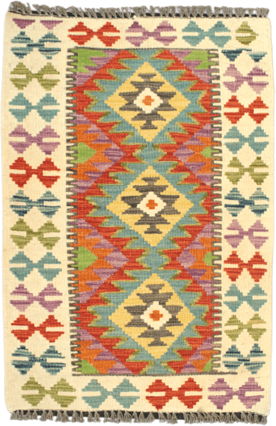 Chobi Kilim Rug  - 88 cm x 61 cm