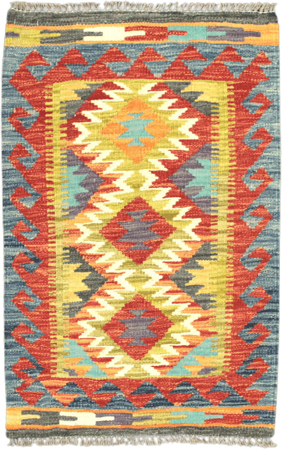 Chobi Kilim Rug  - 87 cm x 55 cm
