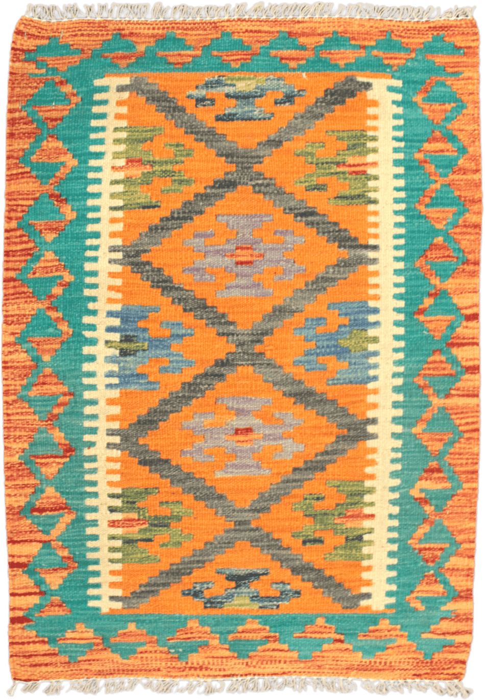 Chobi Kilim Rug  - 87 cm x 53 cm