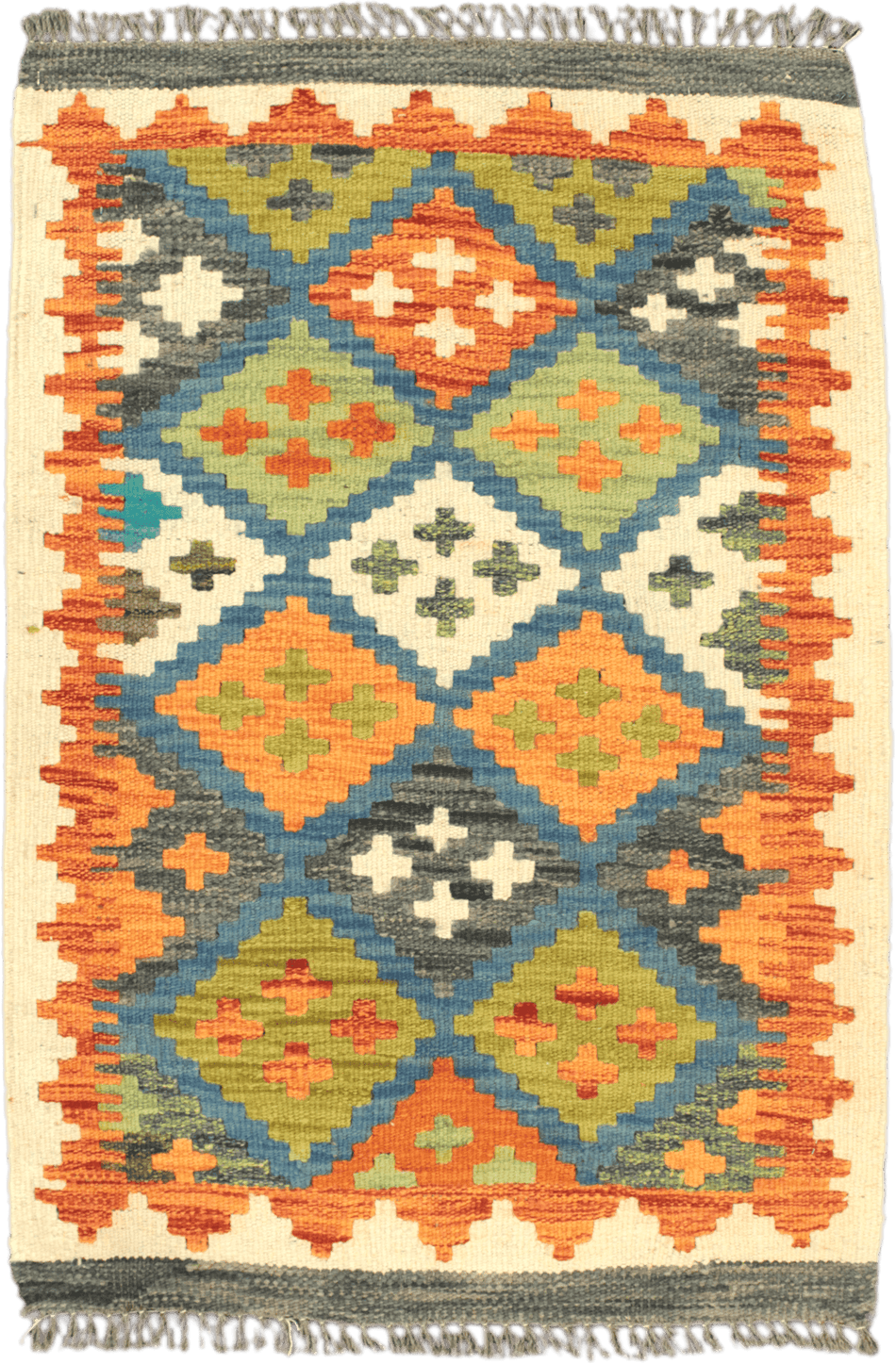 Chobi Kilim Rug  - 87 cm x 60 cm