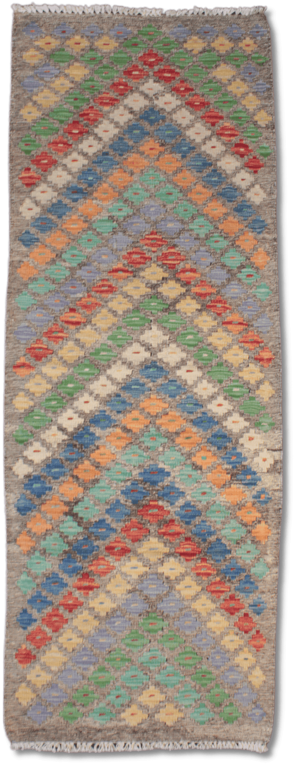 Chobi Kilim Runner - 191 cm x 71 cm