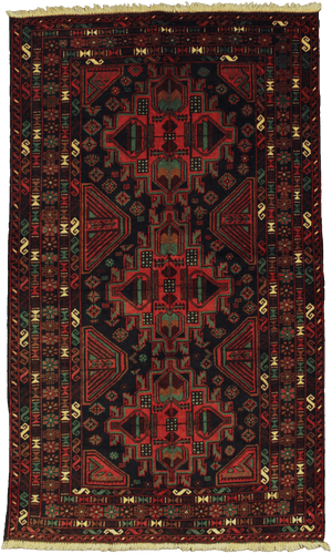 Fine Baluchi Rug - 192 cm x 115 cm