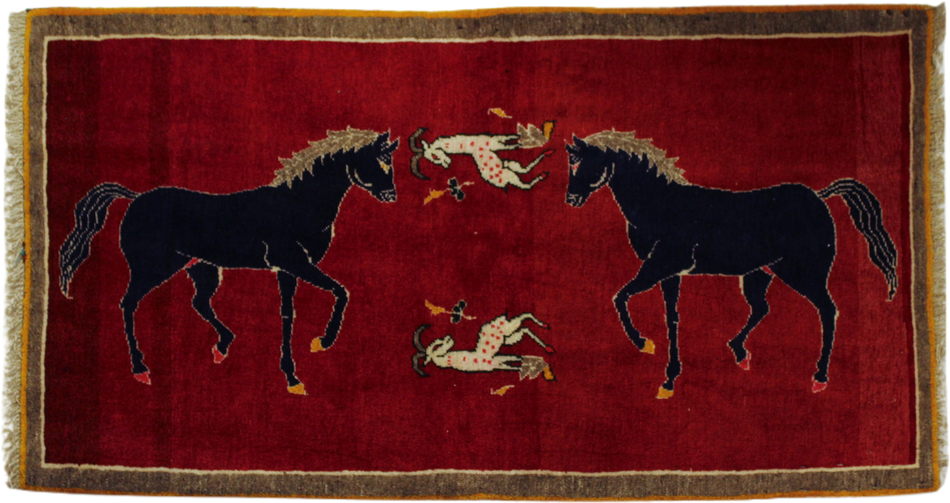 Persian Picture Rug - 185 cm x 98 cm