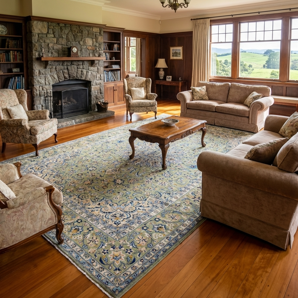 Kashan Rug - 370 cm x 270 cm