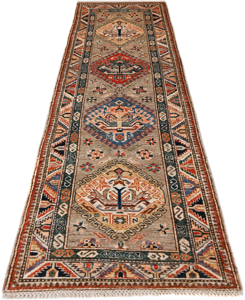 Super Kazak Rug - 259 cm x 79 cm