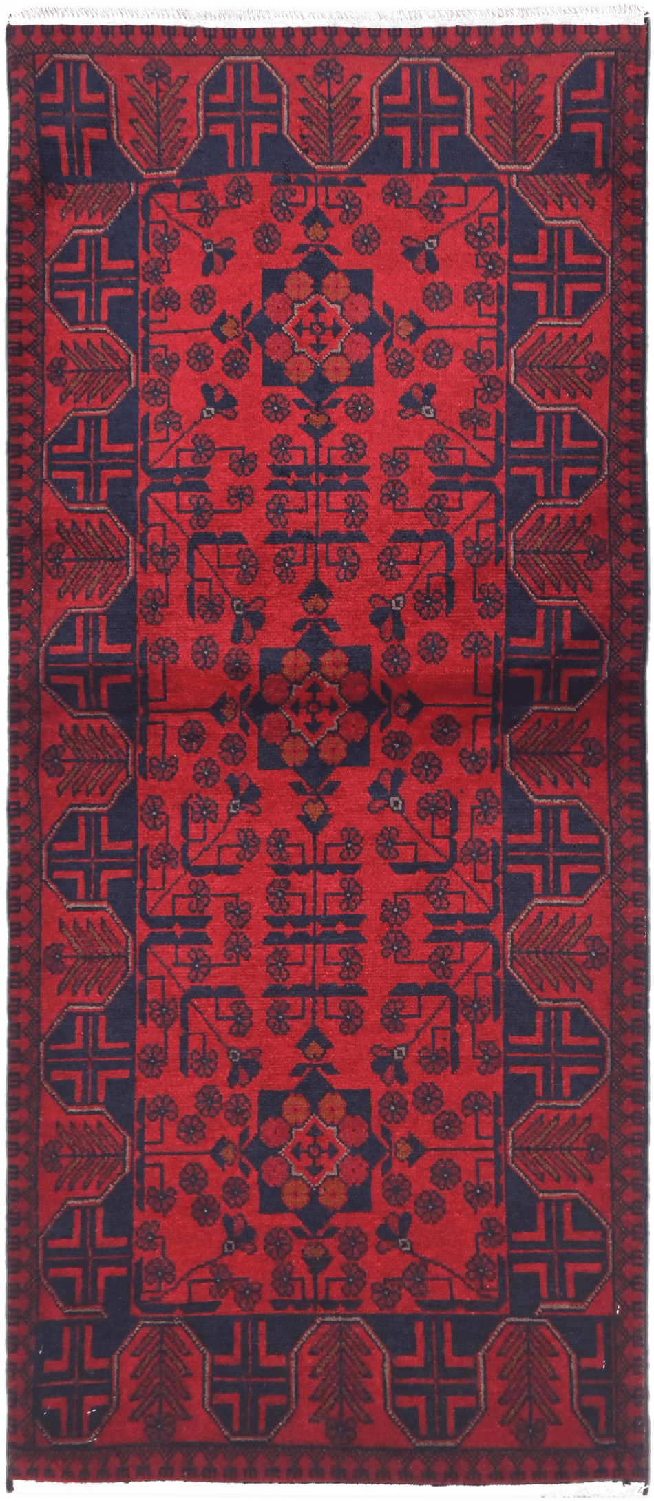 Khal Mohammadi Runner - 197 cm x 82 cm