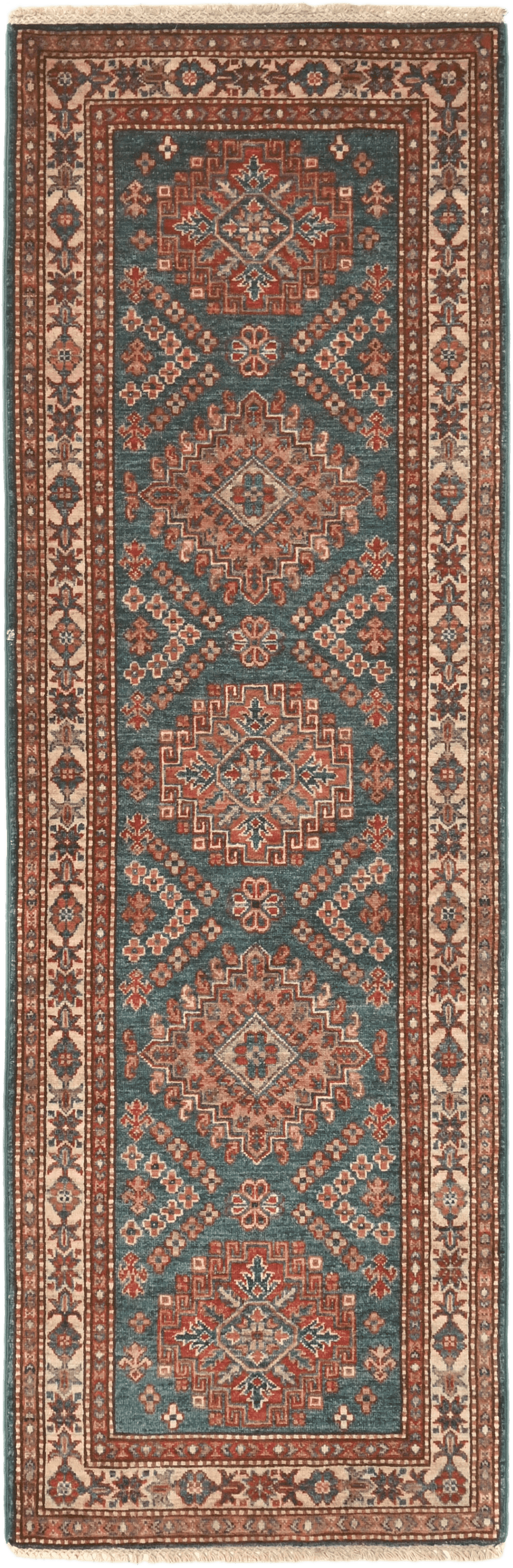 Super Kazak Runner - 225 cm x 77 cm