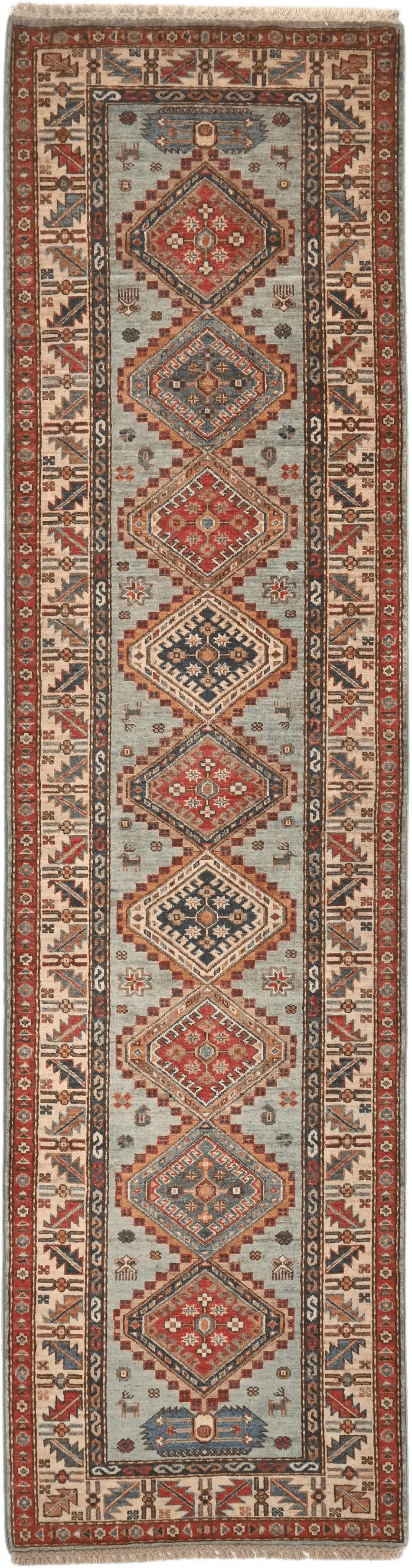 Super Kazak Runner - 305 cm x 81 cm