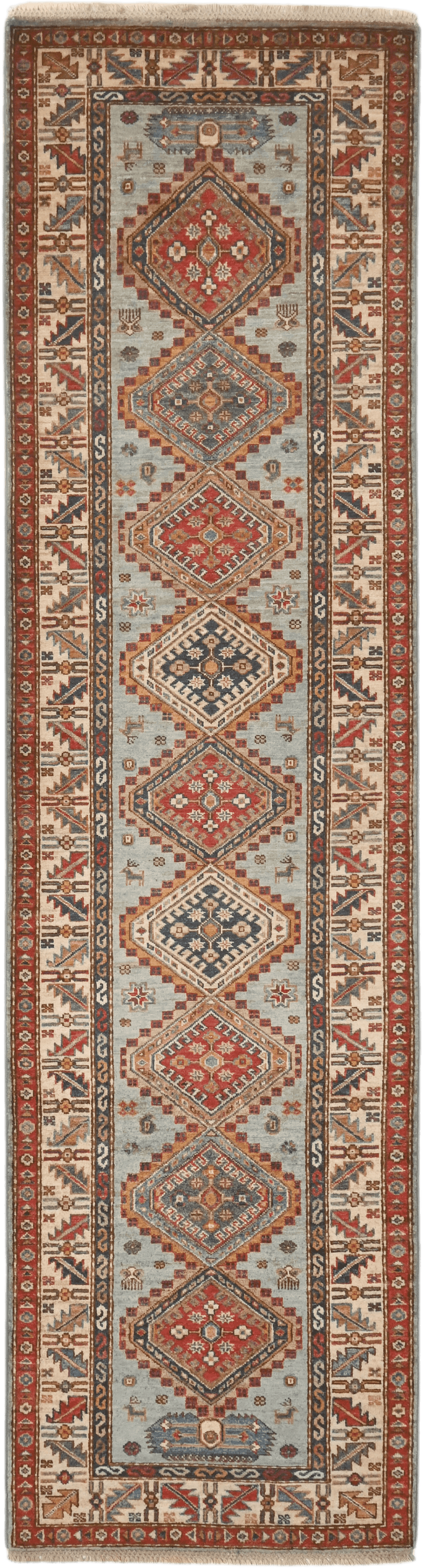 Super Kazak Runner - 307 cm x 83 cm