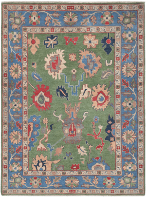 Oushak Rug - 227 cm x 168 cm