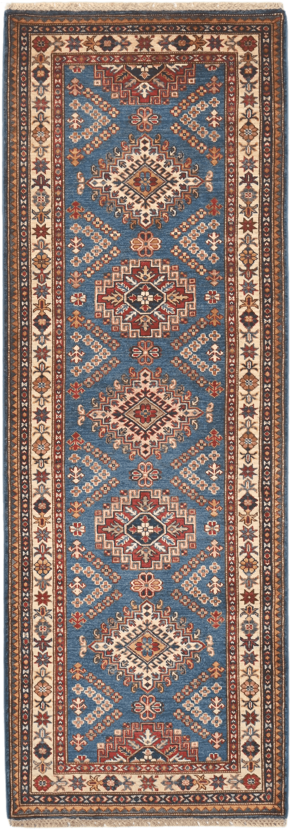 Super Kazak Runner - 247 cm x 89 cm