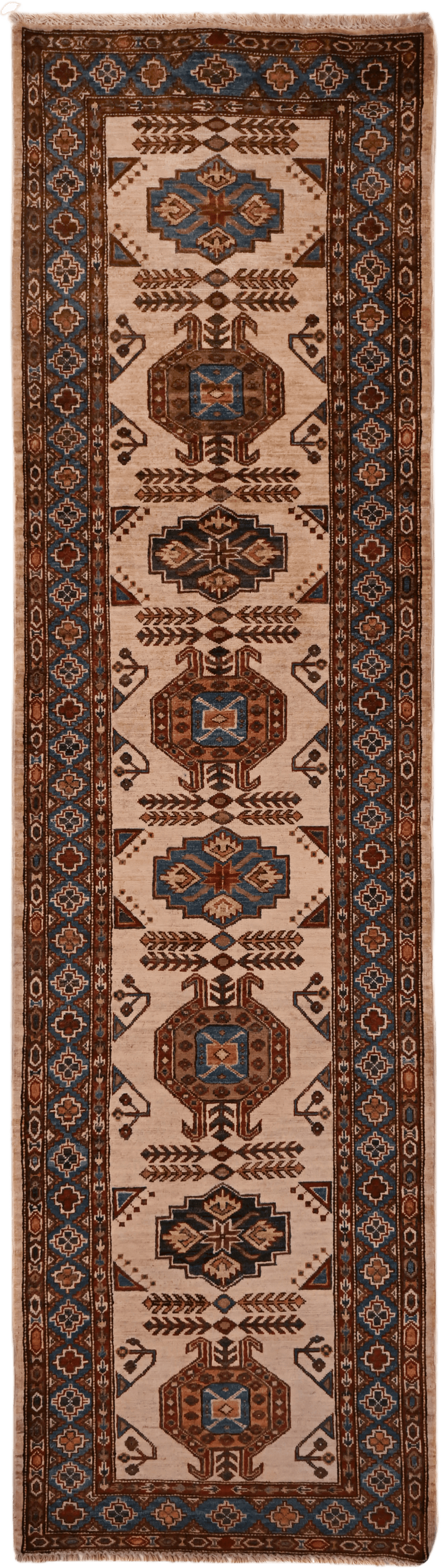 Super Kazak Rug - 298 cm x 84 cm