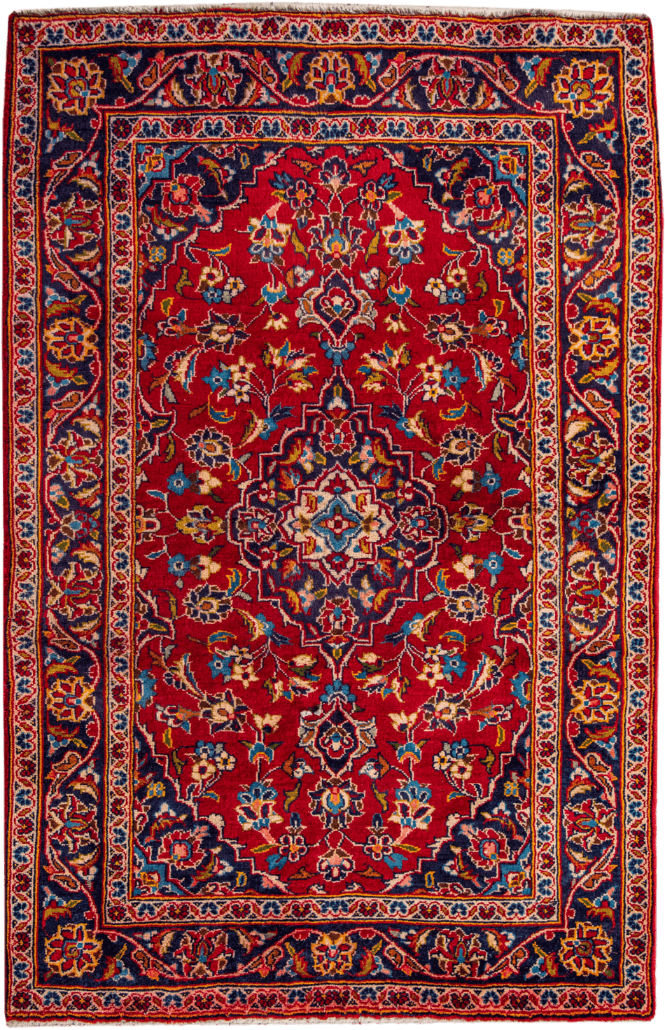 Kashan Rug - 150 cm x 95 cm