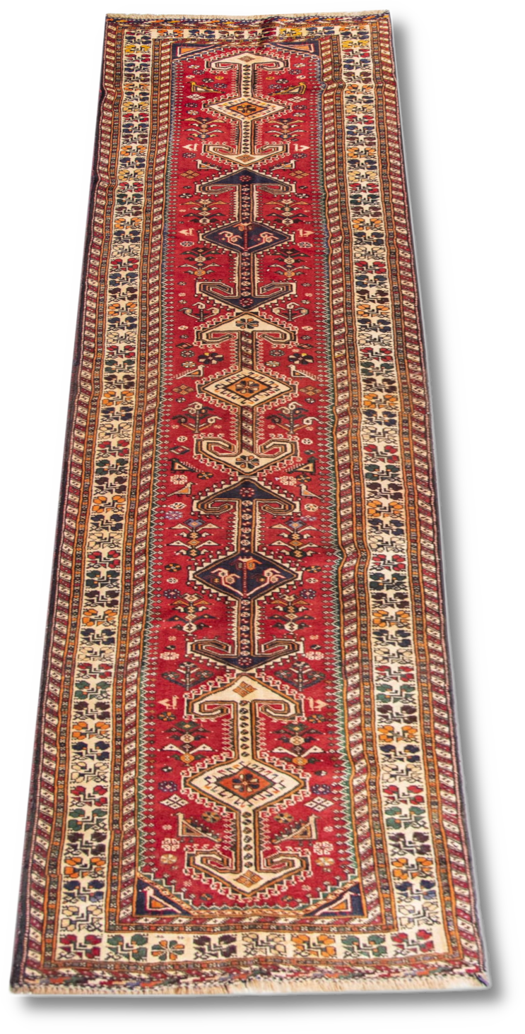 Nasrabad Runner - 372 cm x 110 cm