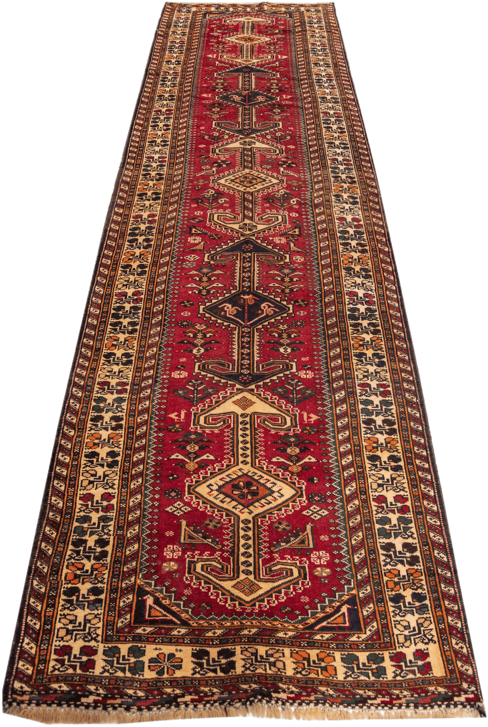 Nasrabad Runner - 372 cm x 110 cm