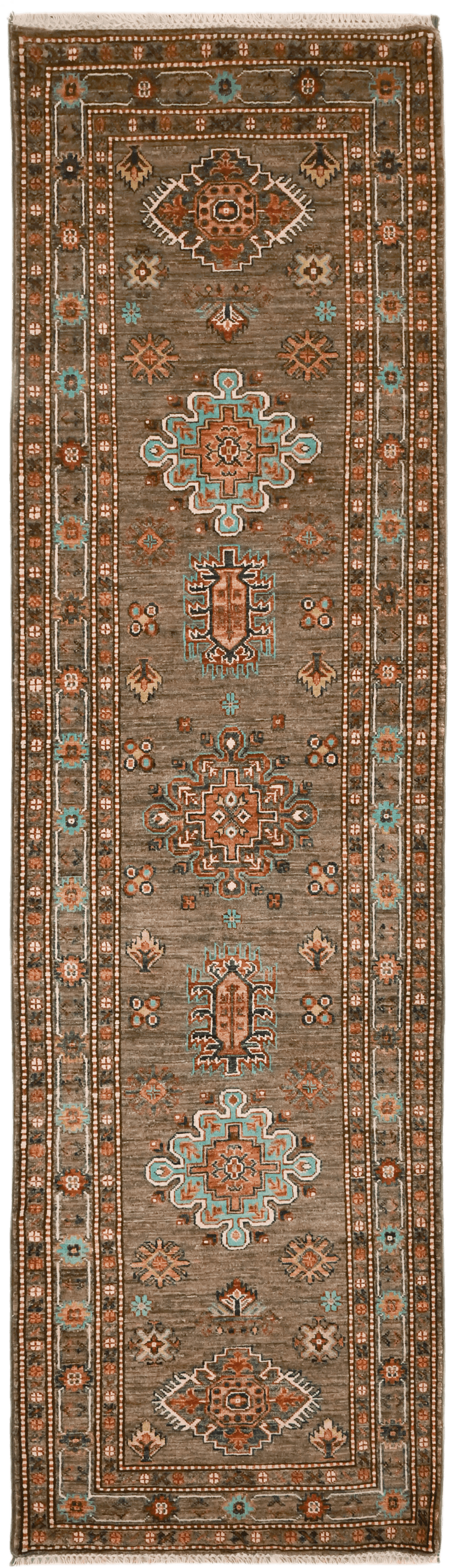 Super Kazak Rug - 282 cm x 81 cm