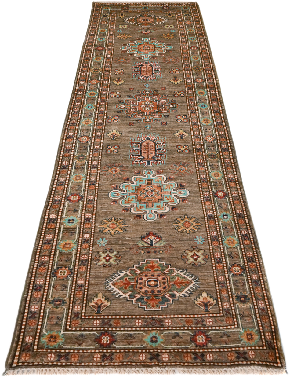 Super Kazak Rug - 282 cm x 81 cm