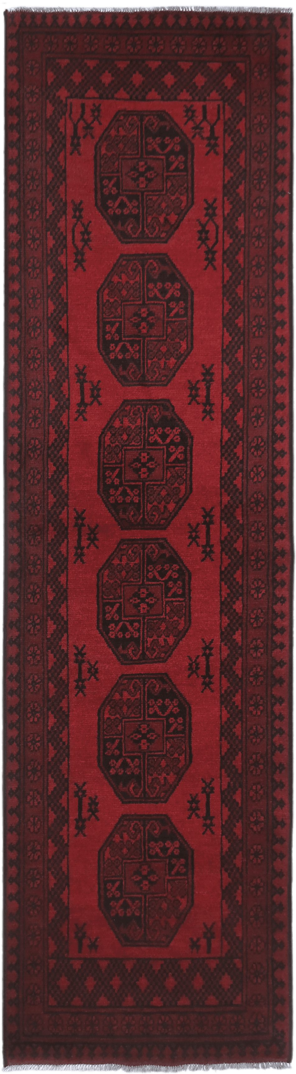 Turkoman Rug - 285 cm x 81 cm