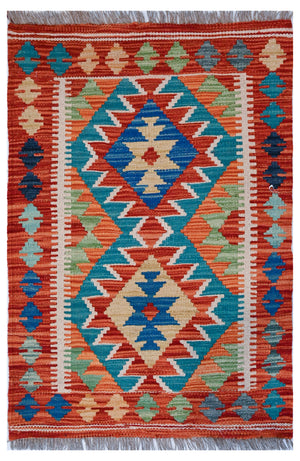 Chobi Kilim - 88 cm x 59 cm