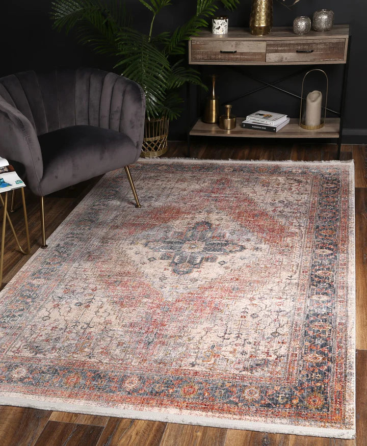 Contemporary Transitional Medallion Alhambra Rug