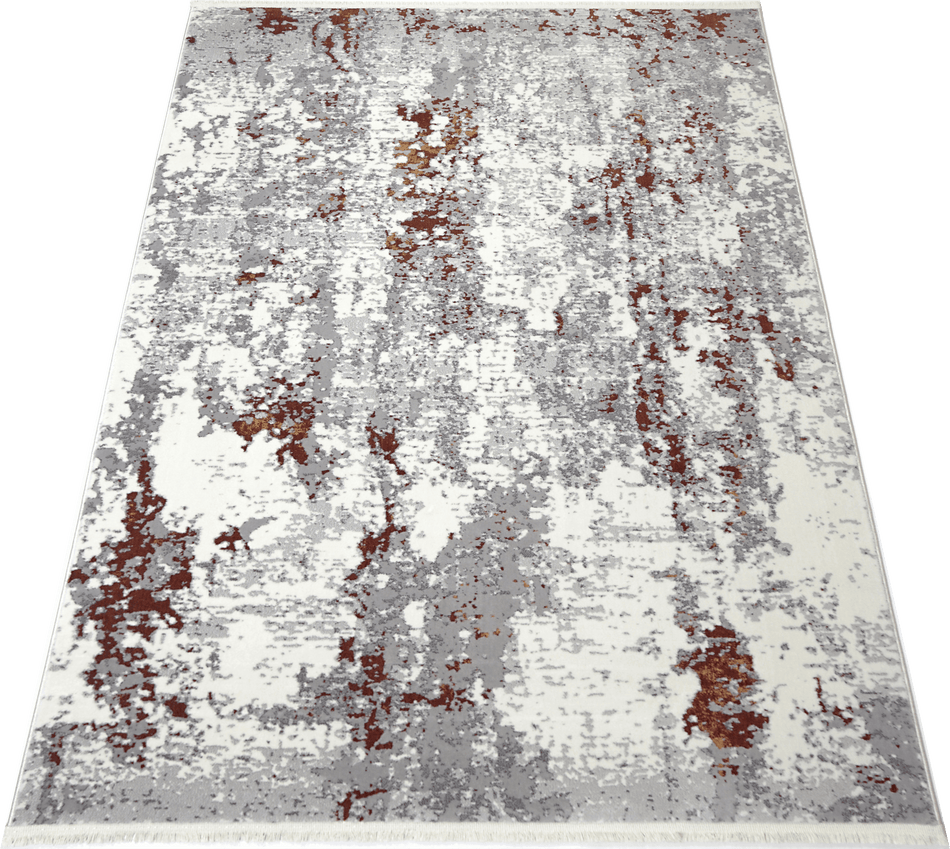 Bohemian Paradise One Modern Grey Terracotta Rug