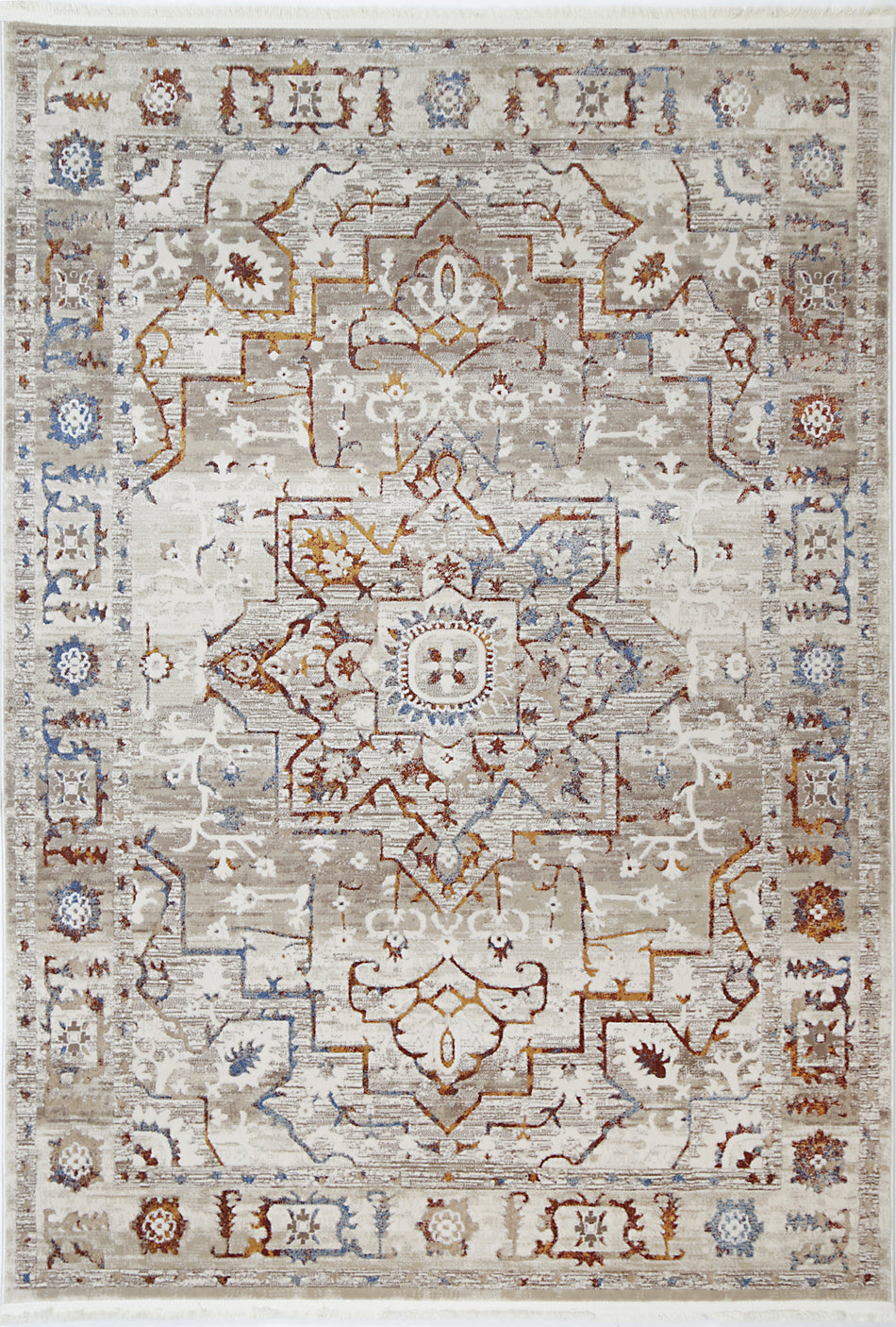 Paradise 5 Medallion Beige Multi Rug