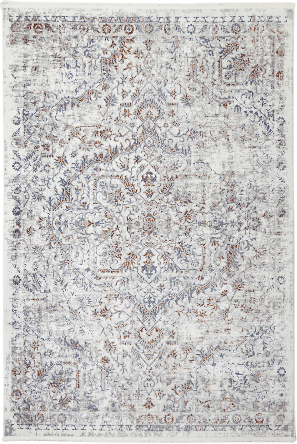 Bohemian Paradise Vintage Grey Multi Rug