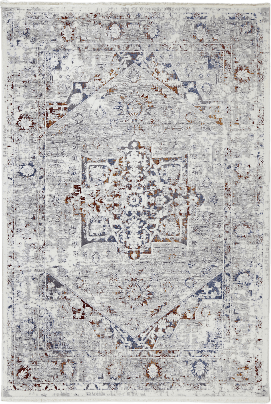 Bohemian Paradise Classic Vintage Grey Multi Rug