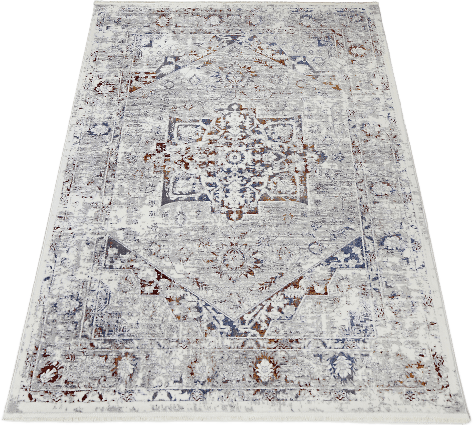Bohemian Paradise Classic Vintage Grey Multi Rug