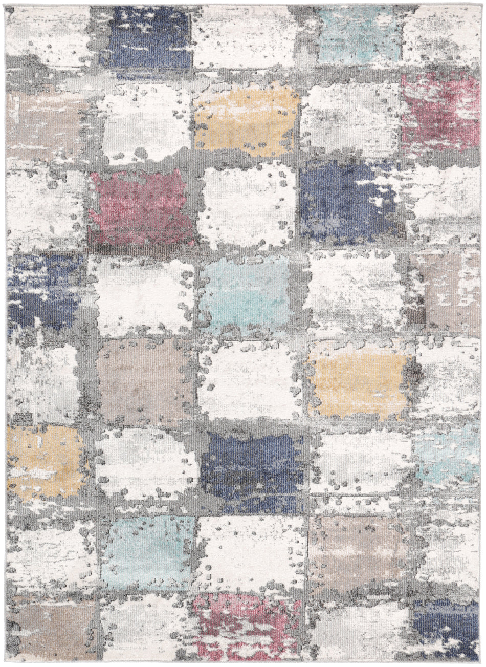 Bristol Cube Multi Designer Rug