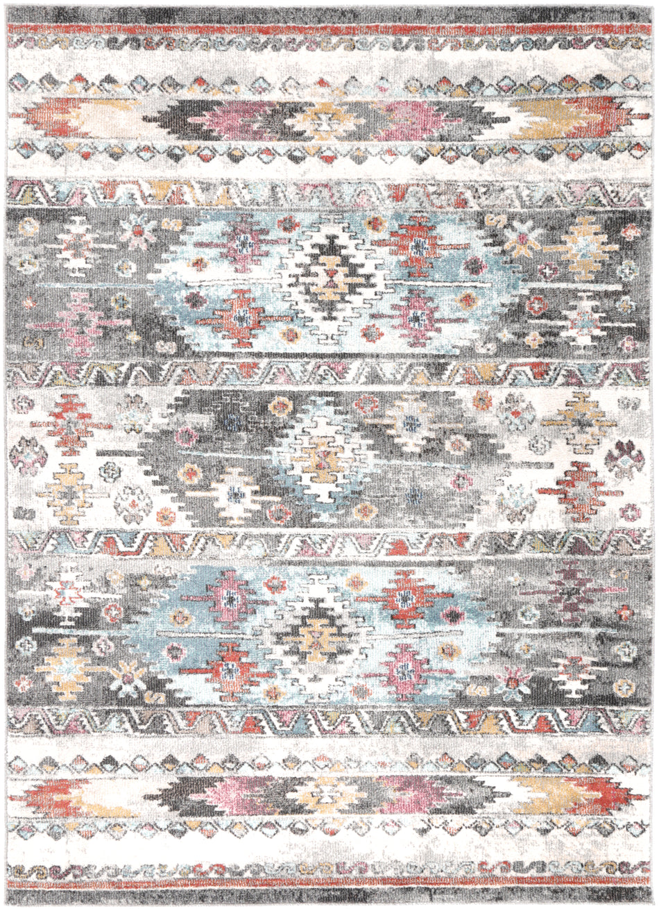 Bristol Morroccan Tribal Multi Designer Rug