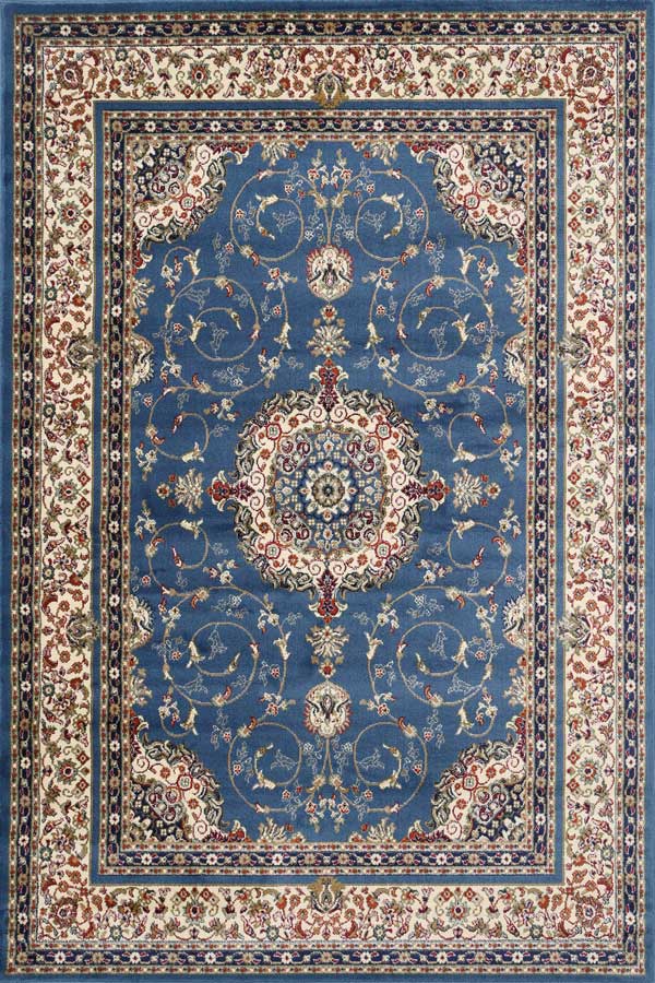 Traditional Classica Designer Rug (4638 Blue) – Persian Rug Gallery