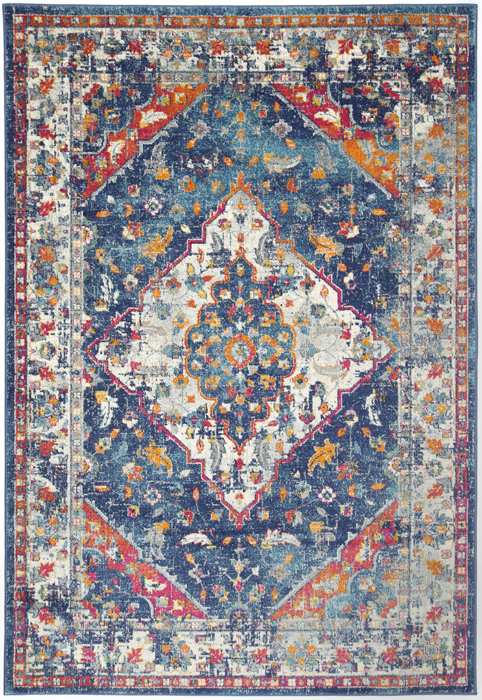 Exquisite Medalion Multi Coloured Rug