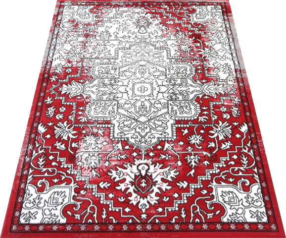 Elise Distressed Red Rug