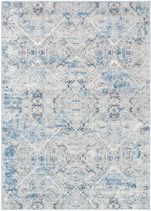 Expressions Navy Blue Ikat Rug