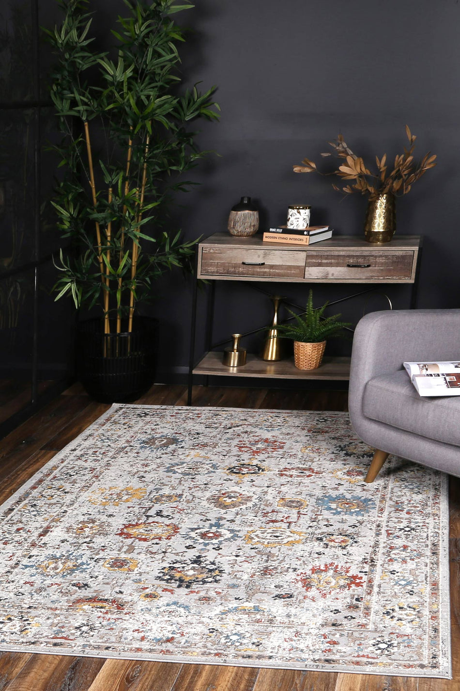 Havana Contemporary Grey & Charcoal Designer Rug