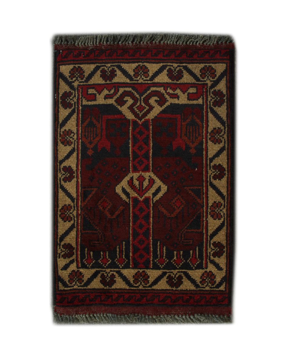 Khal Mohammadi Rug - 61 cm x 44 cm