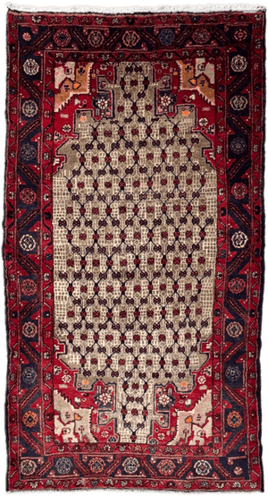 Vintage Hamadan Rug - 240 cm x 130 cm