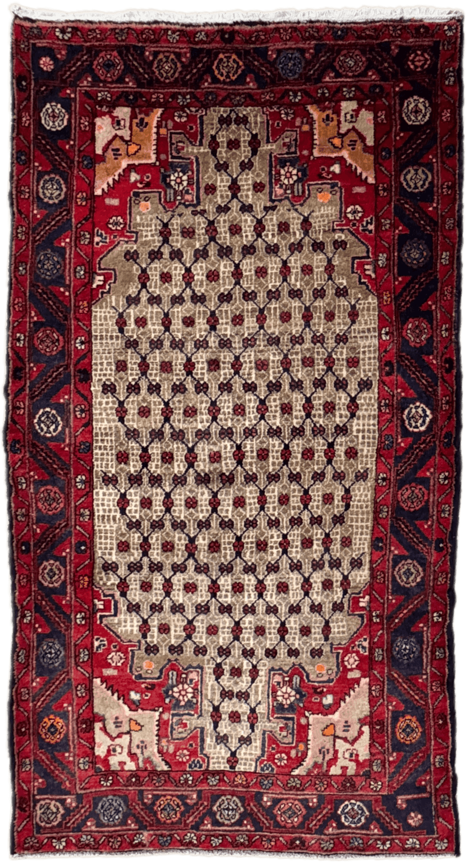 Vintage Hamadan Rug - 240 cm x 130 cm