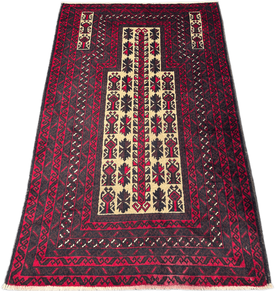 Baluchi Rug - 147 cm x 84 cm