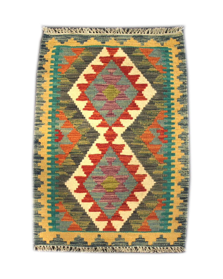 Chobi Kilim - 84 cm x 59 cm