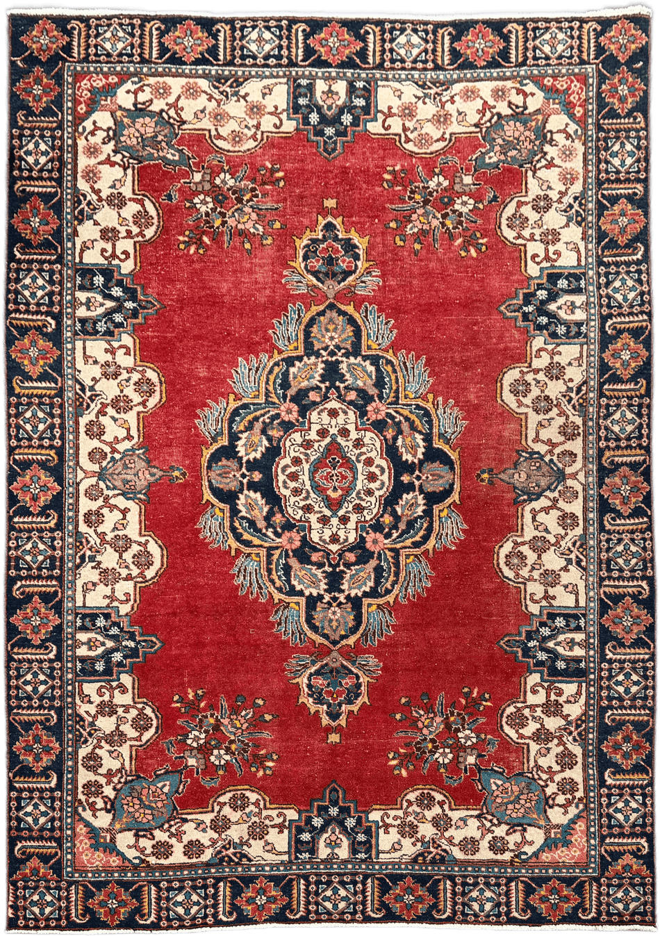Tabriz Rug (Vintage/Antique) - 275 cm x 194 cm